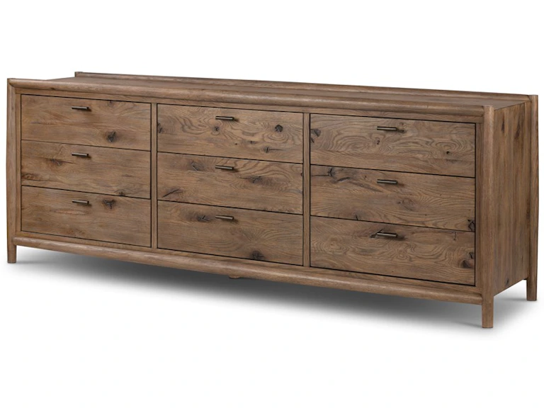 Glenview 9 Drawer Dresser Weathered Oak Glenview 9 Drawer Dresser Weathered Oak