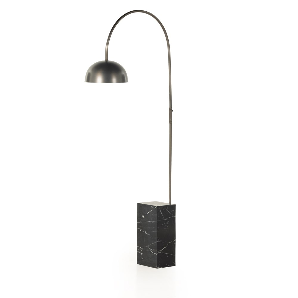 Four Hands Jenkin Floor Lamp Black Marble 224789-003 - Portland