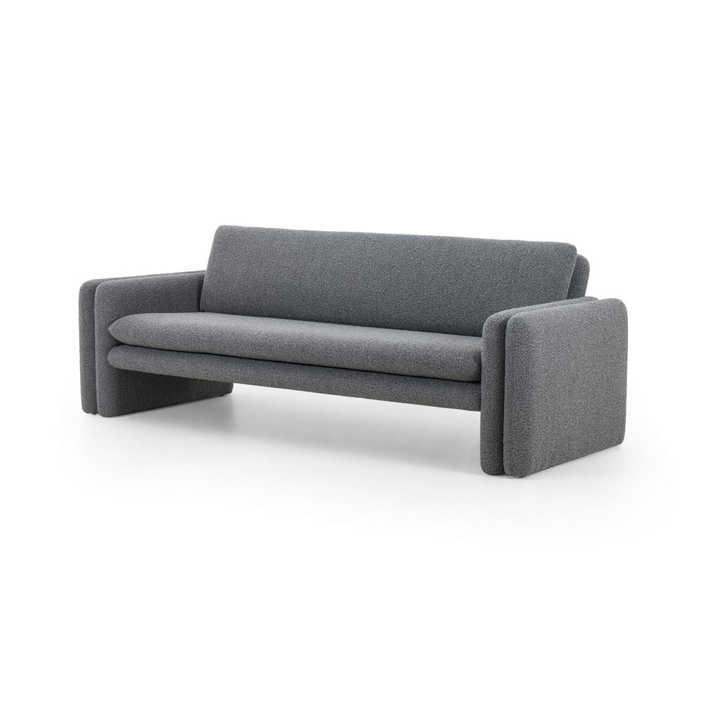 Four Hands Kimora Sofa 90 inch Knoll Charcoal 226557-001