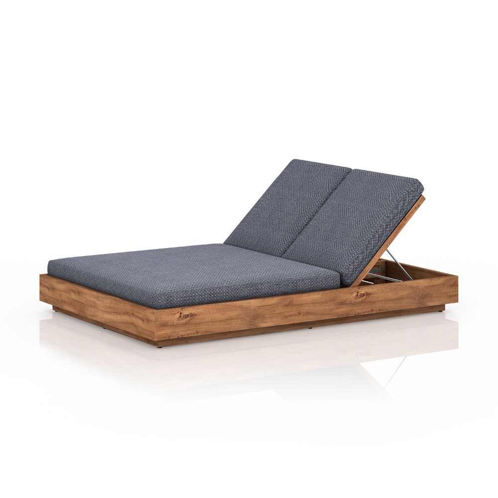 Four Hands Kinta Outdoor Double Chaise 227877003 Portland, OR Key Home Furnishings