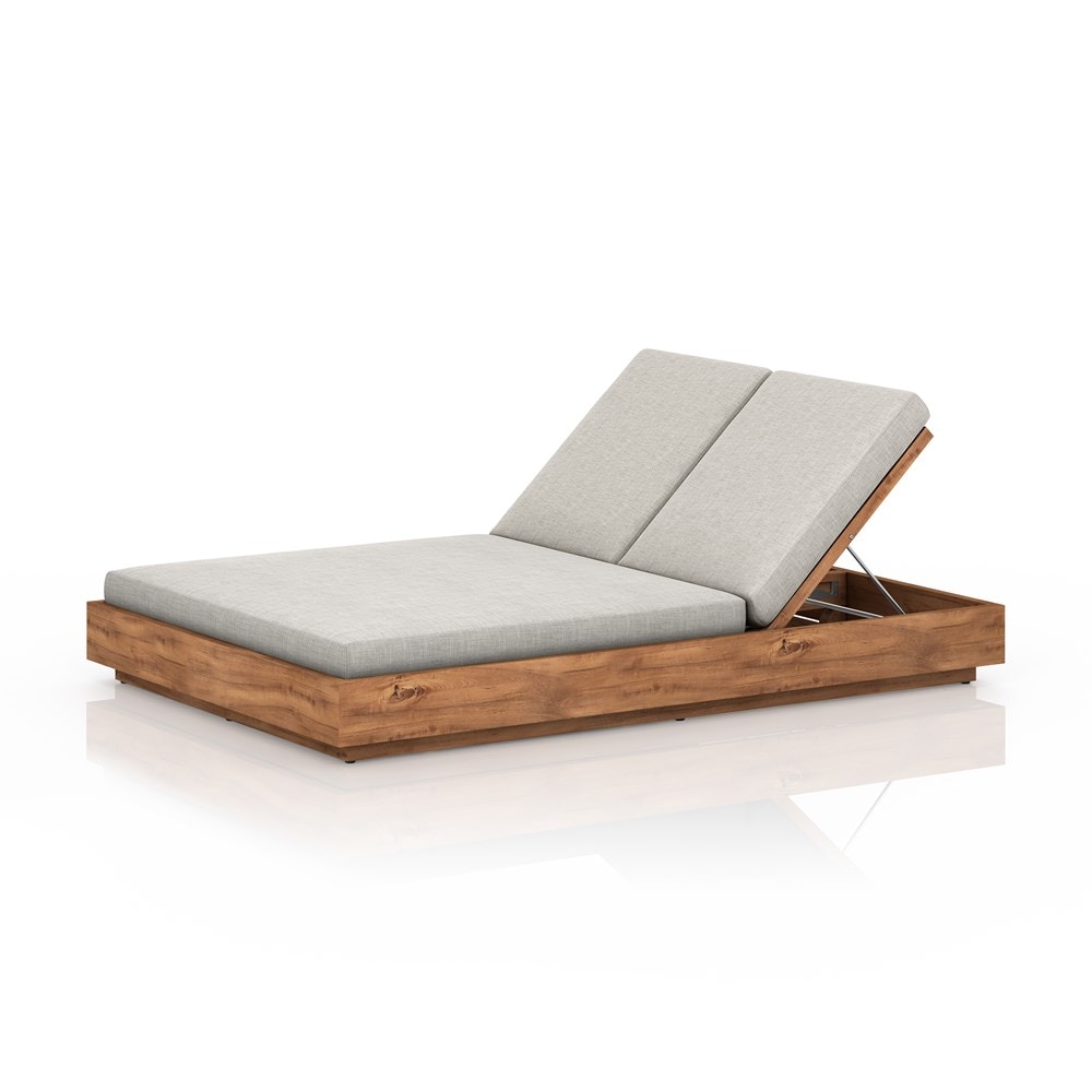 Outdoor double online lounger bed