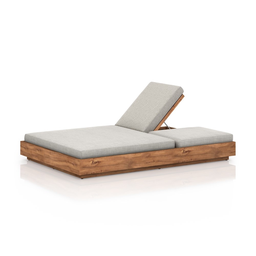 Four Hands Kinta Outdoor Double Chaise 227877005 Portland, OR Key Home Furnishings