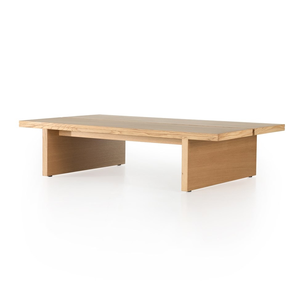 natural oak coffee table