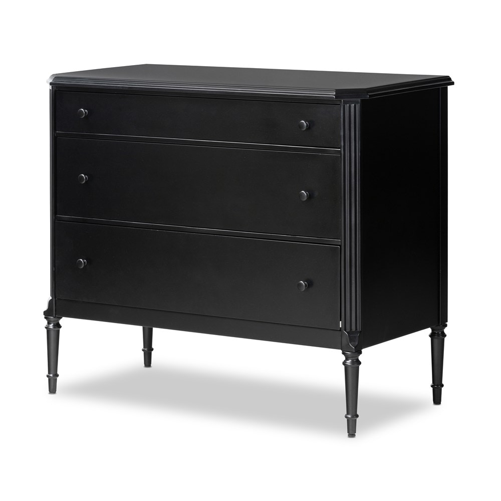 Four Hands Lendon 3 Drawer Dresser Black 101999 002 Portland OR Key Home Furnishings