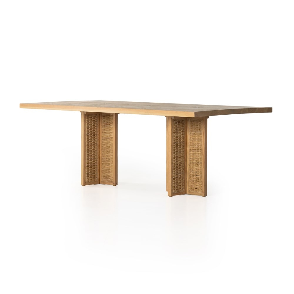 Four Hands Levon Dining Table Natural Woven 226291-002 - Portland