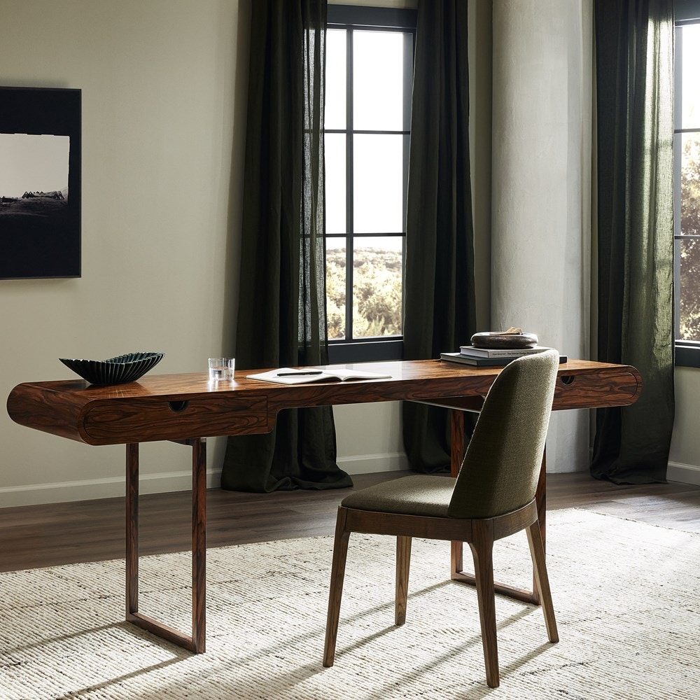 Four Hands Luana Desk Natural Morado Veneer 242278-001 - Portland