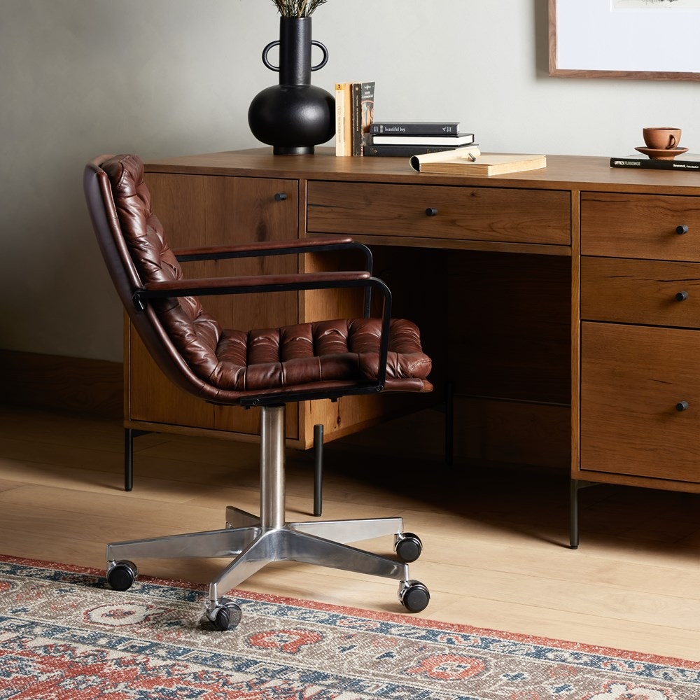 Four Hands Malibu Arm Desk Chair 233756001 Portland, OR Key Home