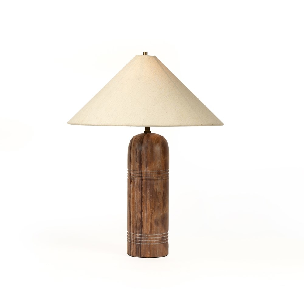 Four Hands Maxim Table Lamp Henna Marble Solid 231964-003