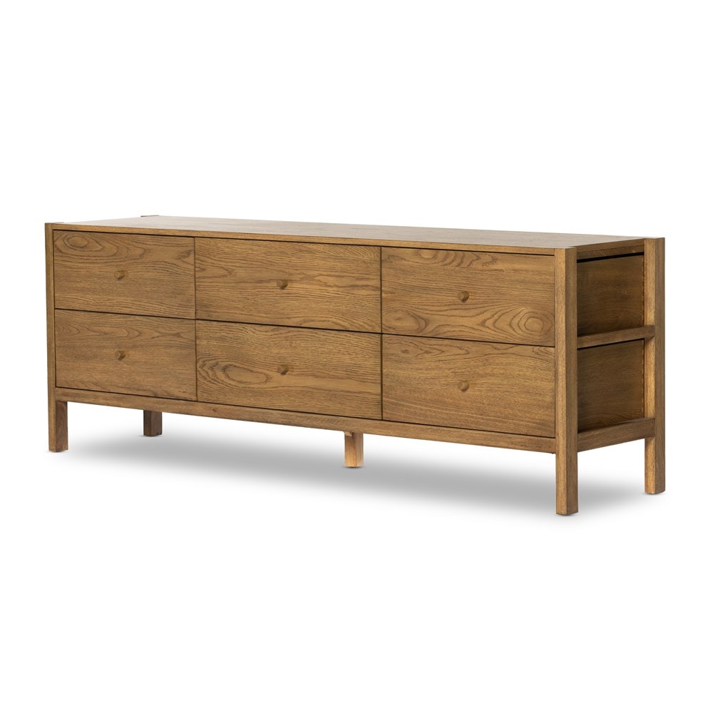 Abundant Countryside 4枚セット ③ Four Hands Meadow Media Console Tawny Oak 229647-003 - Portland