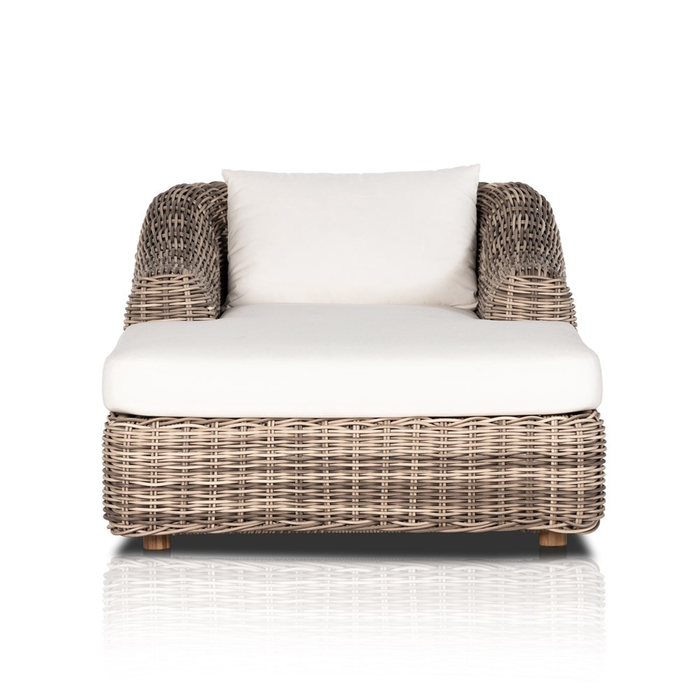 Four Hands Messina Outdoor Chaise Lounge Natural 233662002 Portland