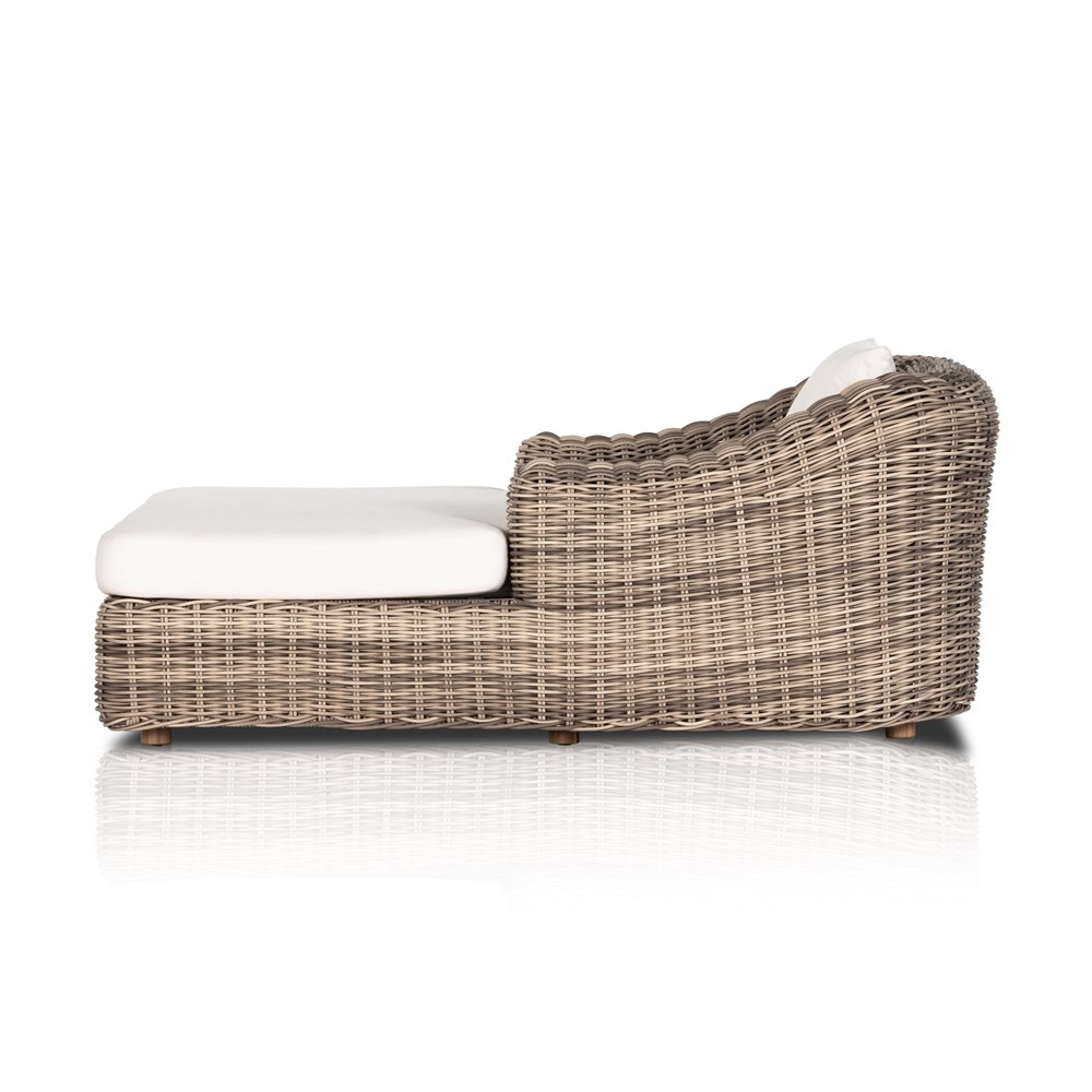 Four Hands Messina Outdoor Chaise Lounge Natural 233662002 Portland