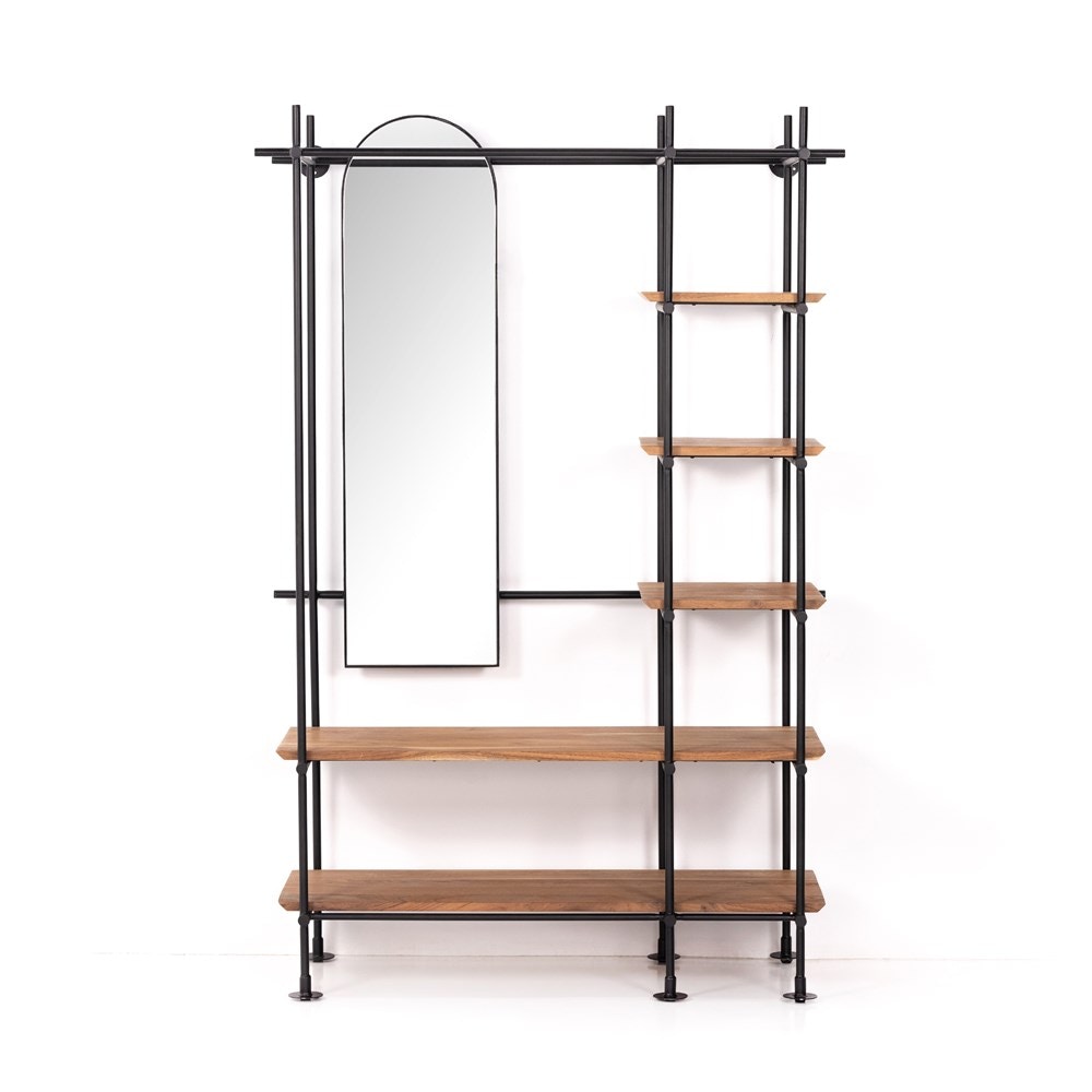 Four Hands Muir Entryway Shelf Smoked Acacia 225223-001 - Portland