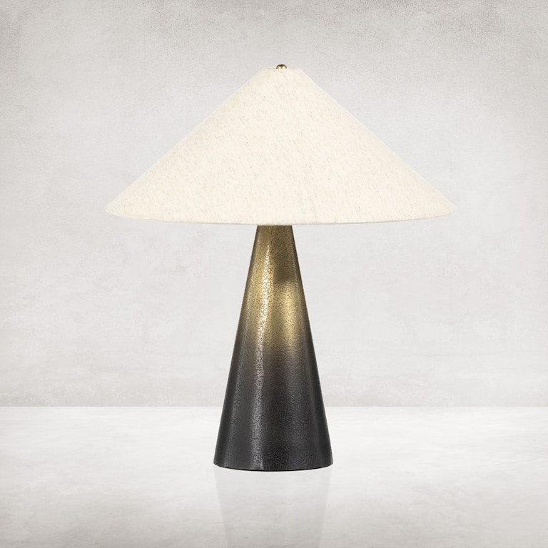 Lampe led cone pile metal noir small Hiver - J-Line