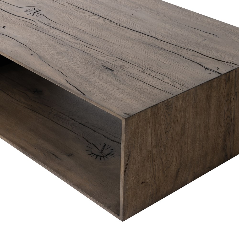 Four Hands Odell Coffee Table Grey Reclaimed French Oak 244665-001
