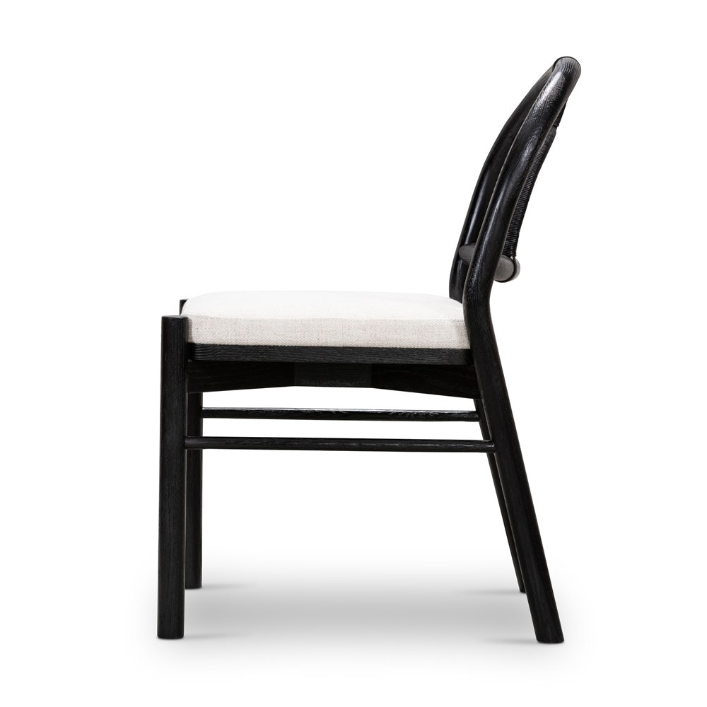 Four Hands Pace Dining Chair Black Oak 224454005 Portland, OR Key Home Furnishings
