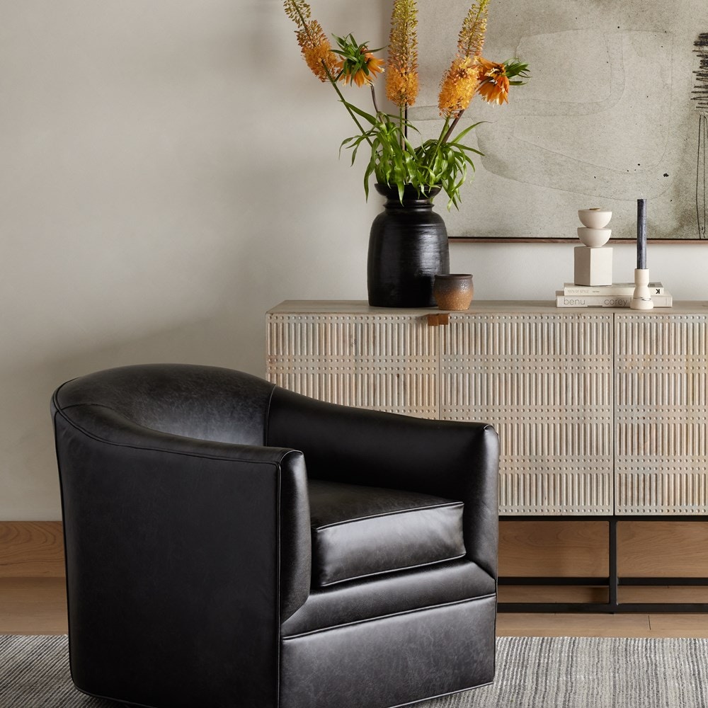 Four Hands Quinton Swivel Chair 234930003 Portland, OR Key Home