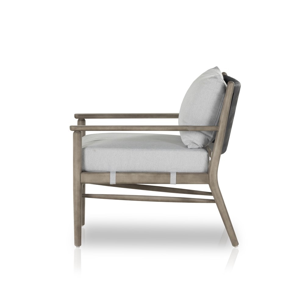 Four Hands Rosen Outdoor Chair Grey Eucalyptus 227338002 Portland