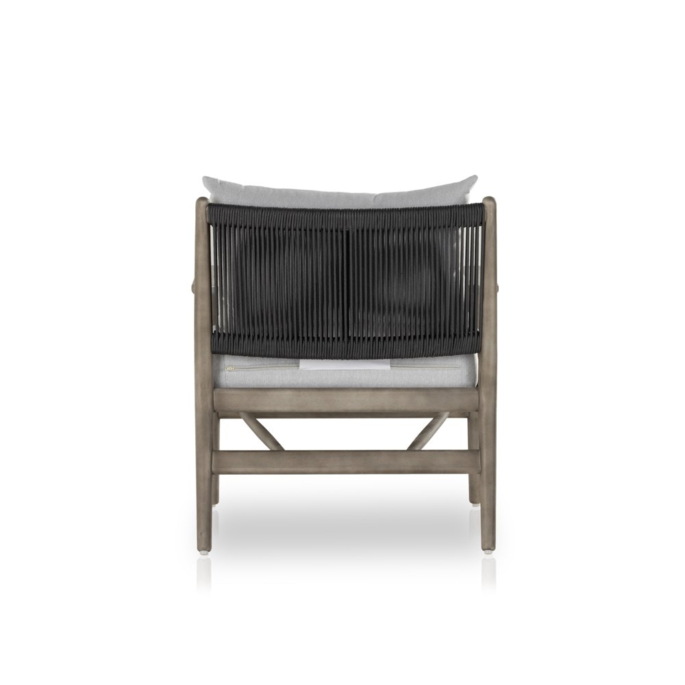 Four Hands Rosen Outdoor Chair Grey Eucalyptus 227338002 Portland