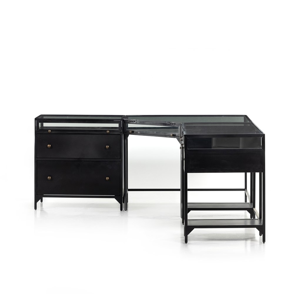 Four Hands Shadow Box Desk With Filing 228789001 Portland