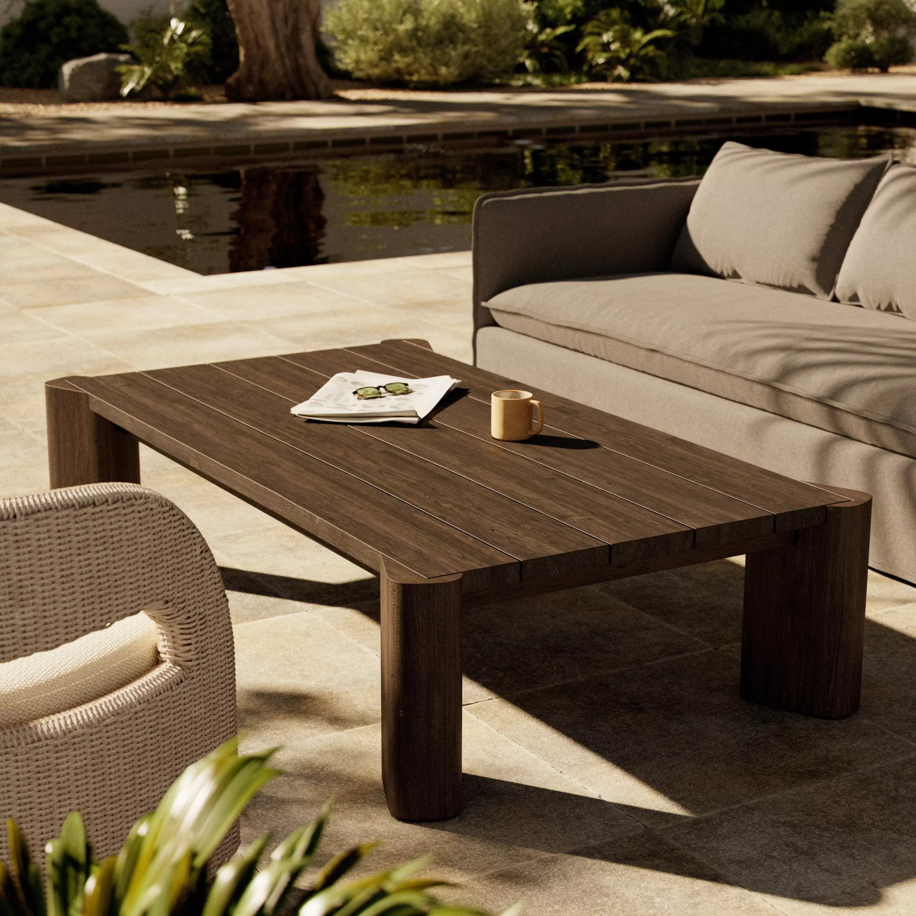 Four Hands Soho Outdoor Coffee Table 238993-003 - Portland, OR