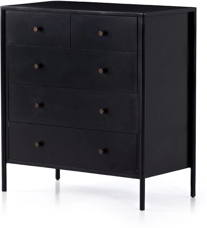 Four Hands Soto 5 Drawer Dresser Black 228013-001 - Portland, OR | Key Home Furnishings Four Hands Soto 5 Drawer Dresser Black 228013-001 - Portland, OR | Key Home Furnishings