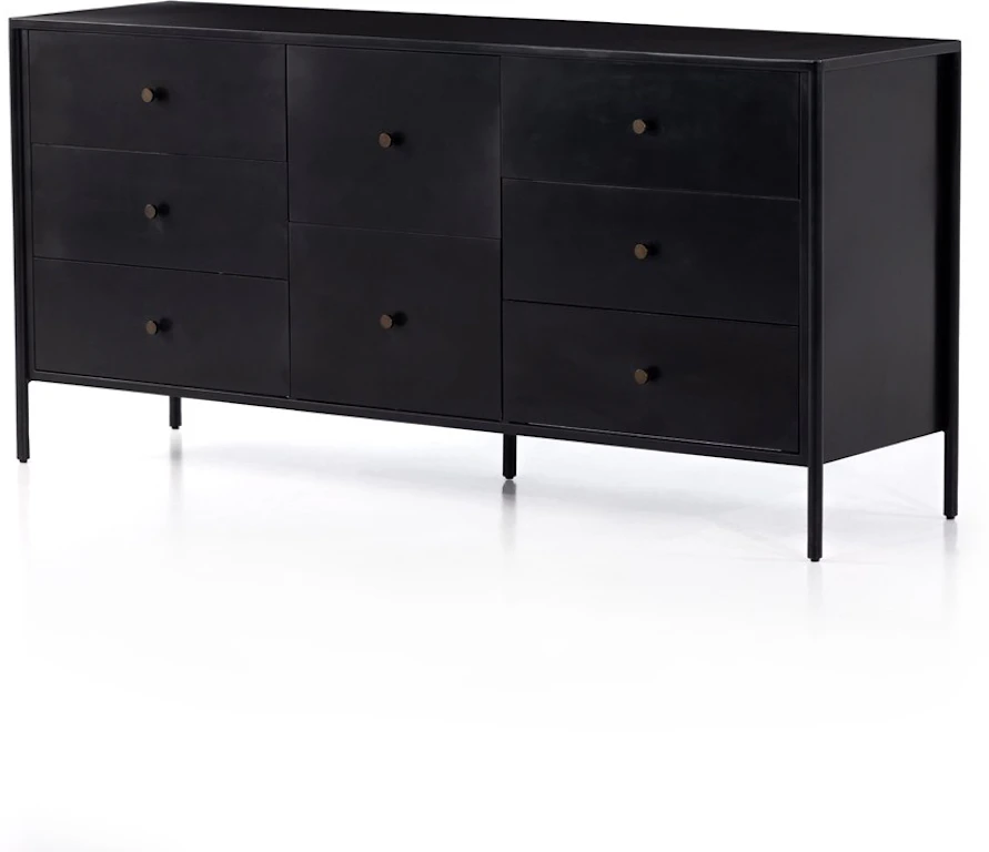 Four Hands Soto 8 Drawer Dresser Black 228012-001 - Portland, OR | Key Home Furnishings Four Hands Soto 8 Drawer Dresser Black 228012-001 - Portland, OR | Key Home Furnishings