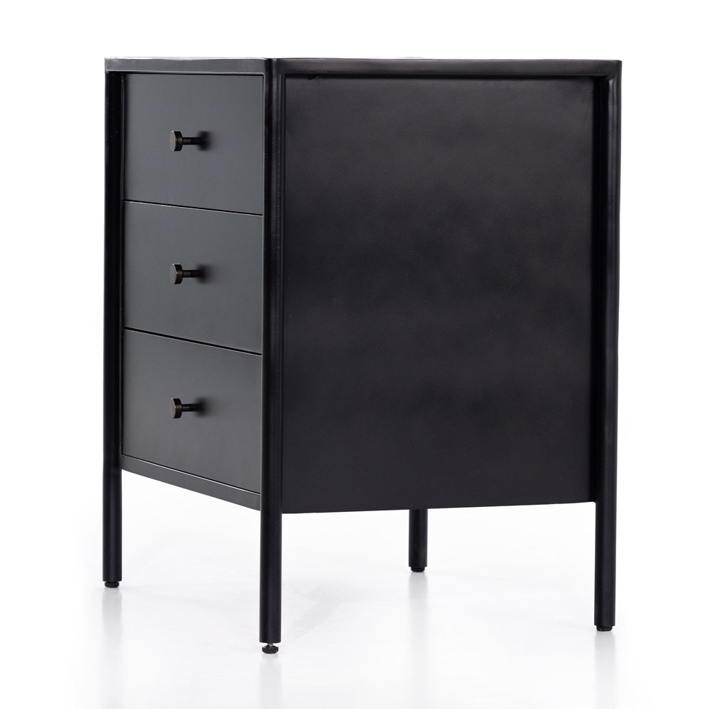 Four Hands Soto Nightstand Black 227872001 Portland, OR Key Home
