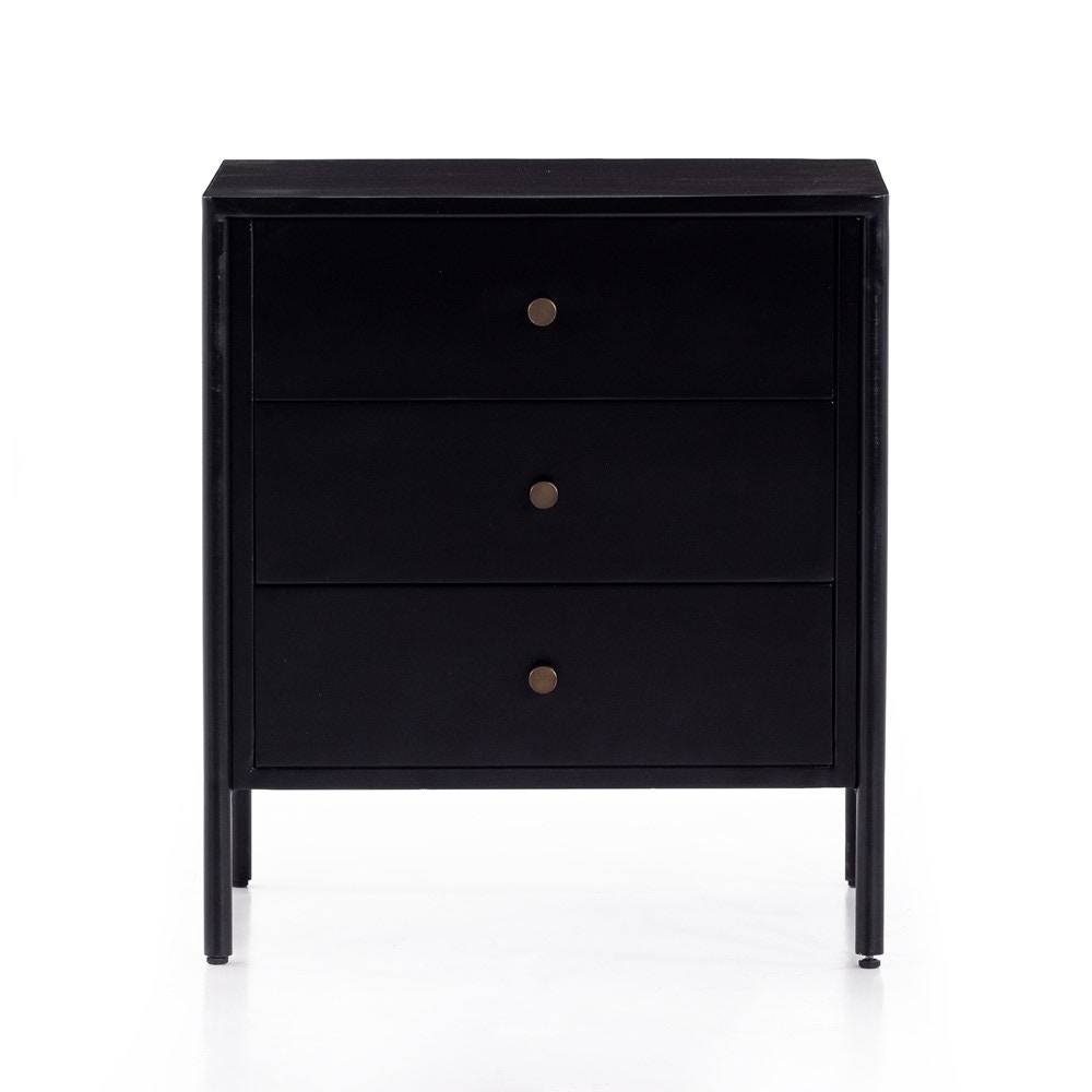 Four Hands Soto Nightstand Black 227872001 Portland, OR Key Home