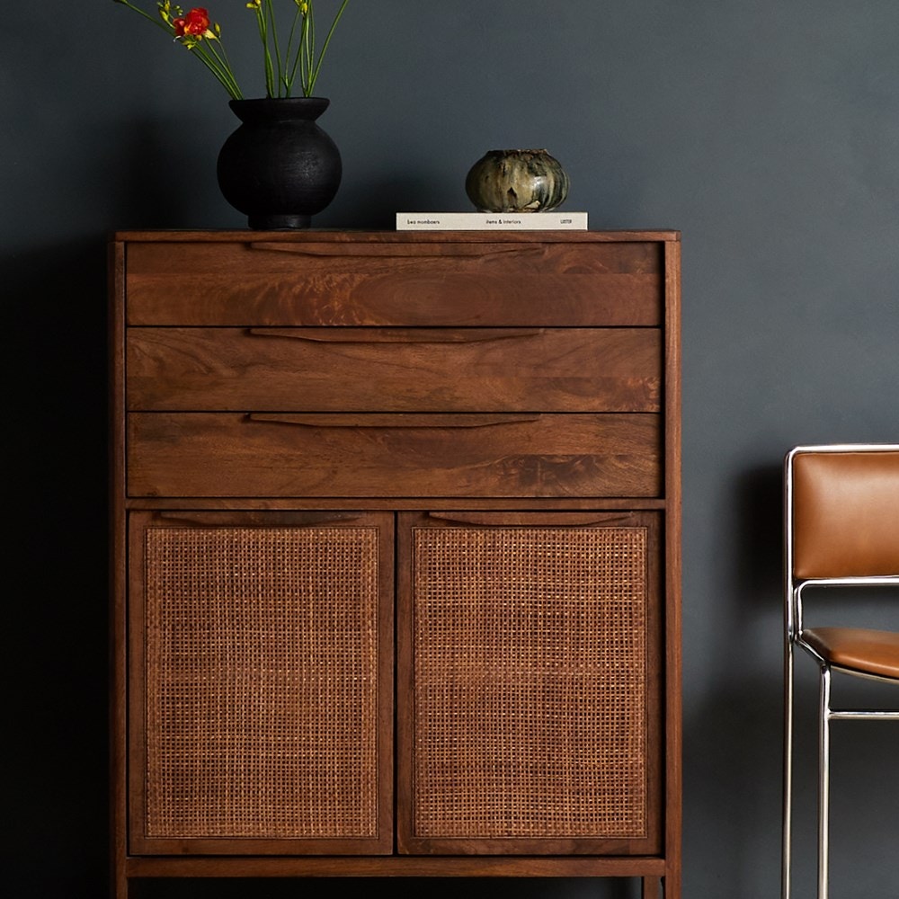 Four Hands Sydney Tall Dresser Brown Wash 106690-007 - Portland, OR | Key  Home Furnishings