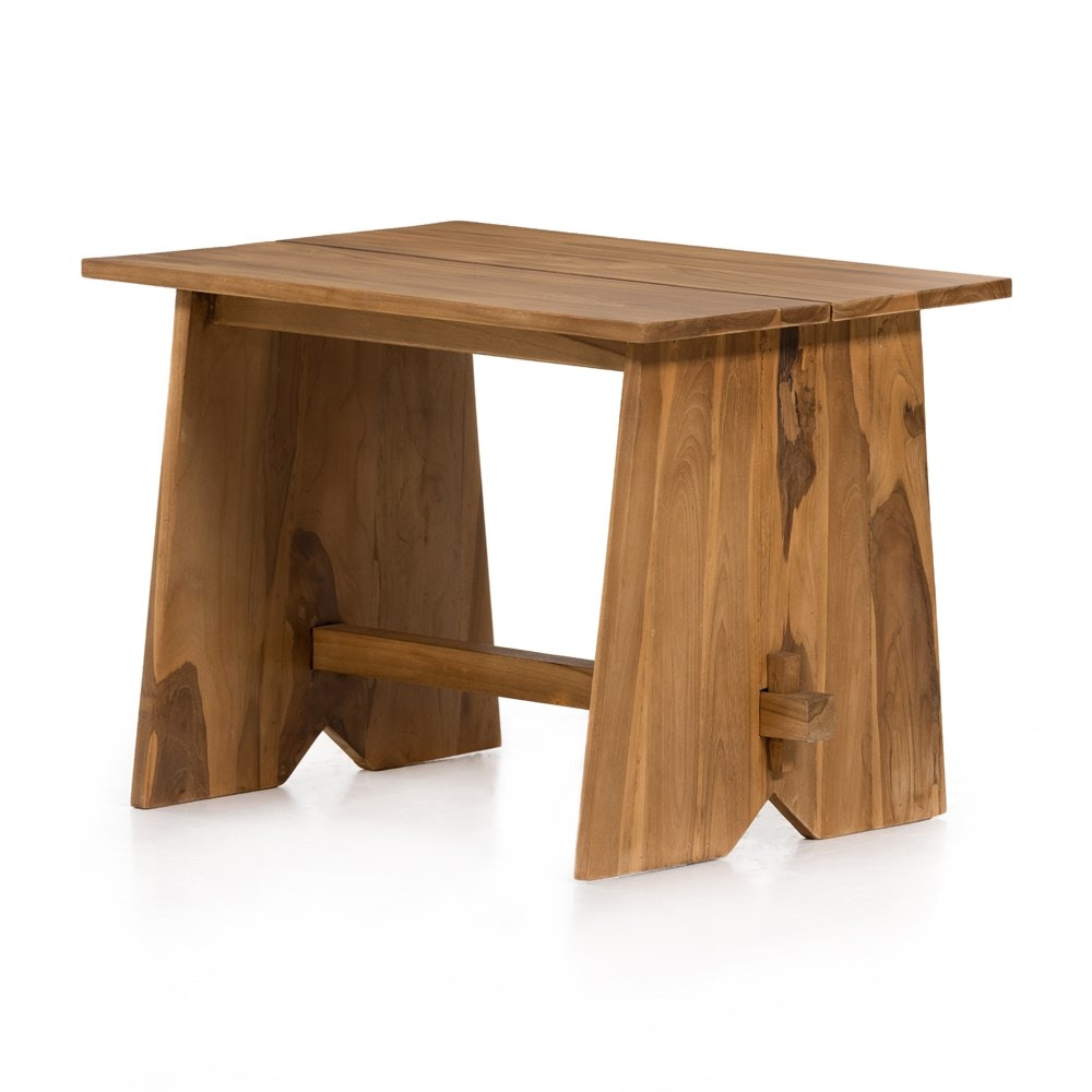 Four Hands Tillman Outdoor Stool Natural Teak 227702-001