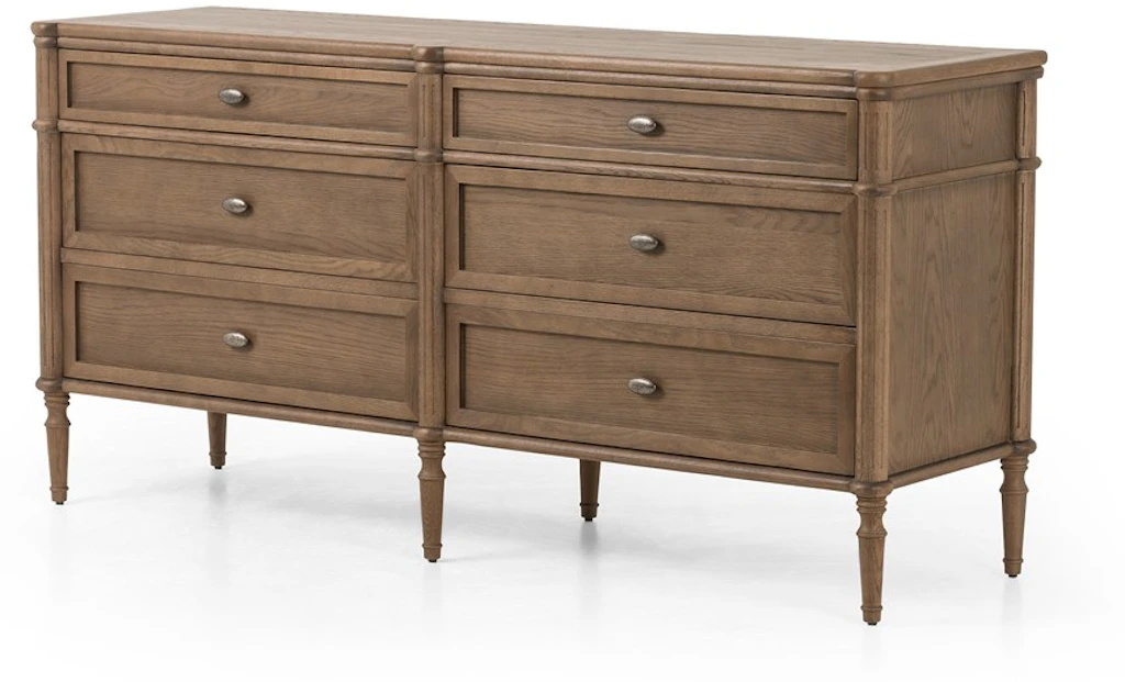 four hands dresser Lendon 6 Drawer Black Four Hands Russ Dresser