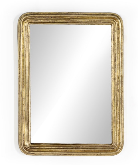 Four Hands Vintage Louis Mirror Antiqued Gold Leaf 229288-003