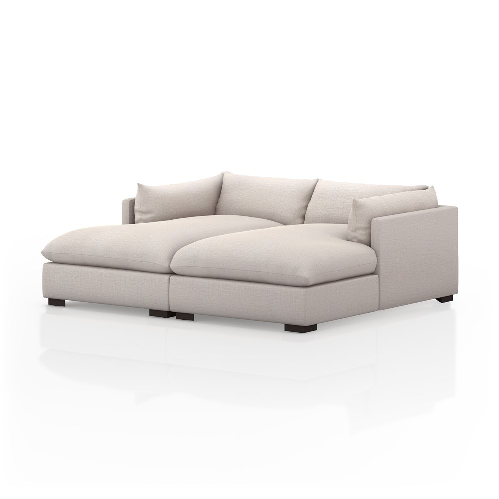 Four Hands Westwood Double Chaise Sectional 232726005 Portland, OR Key Home Furnishings