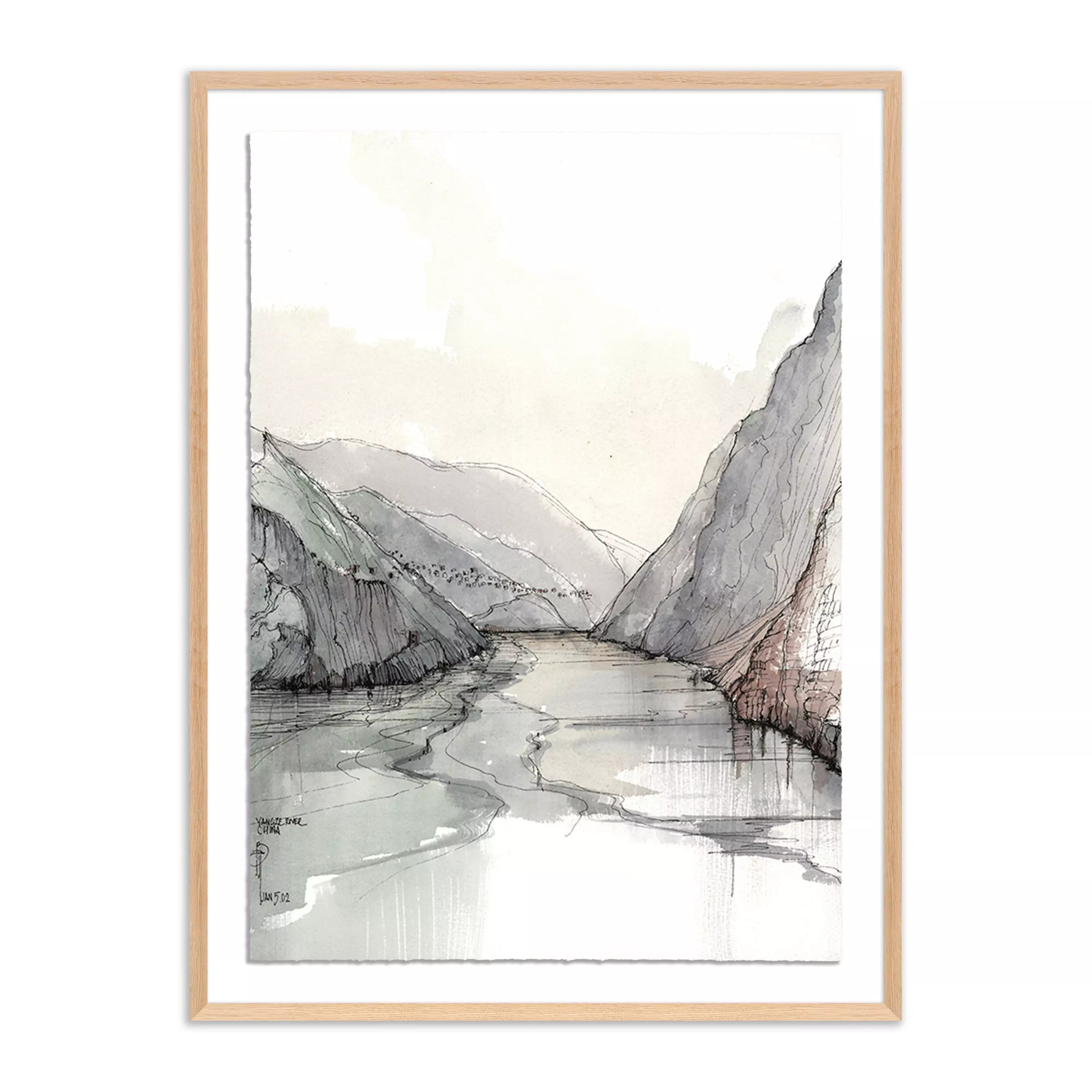 Four Hands Yangze River China By Byron Bell 245868-005 - Portland
