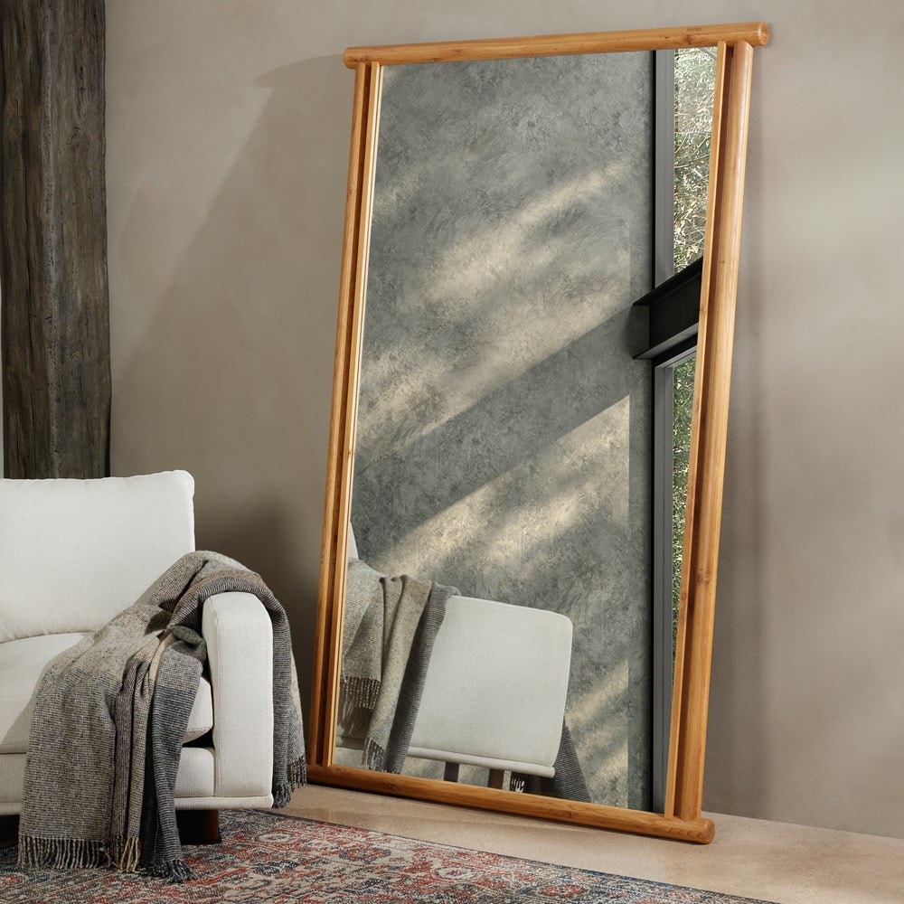 Four Hands Yoku Grand Mirror Natural Oak 235188-001 - Portland, OR