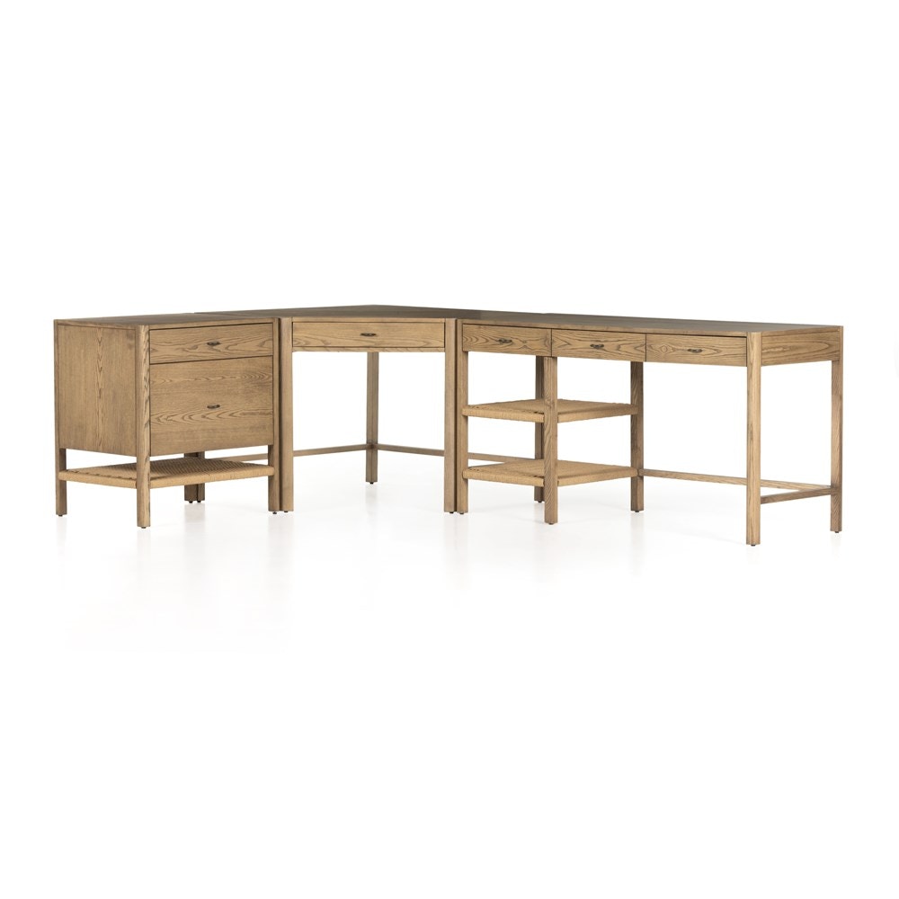Four Hands Zuma Modular Desk With Filing Dune 235770001