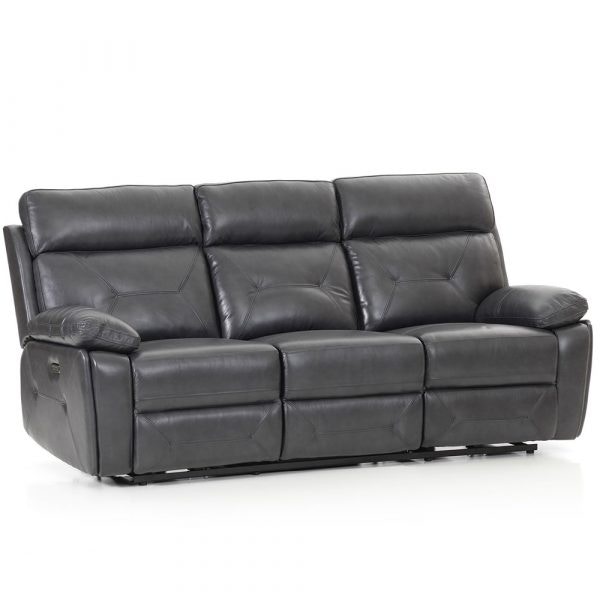 Intercon Power Reclining Sofa CP-SF-382PR-BK1-C