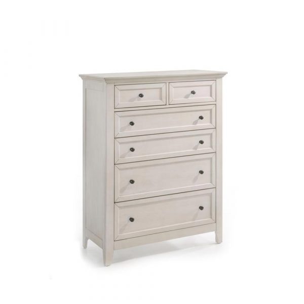 Intercon 6 Drawer Chest SM-BR-8806-RWH-C