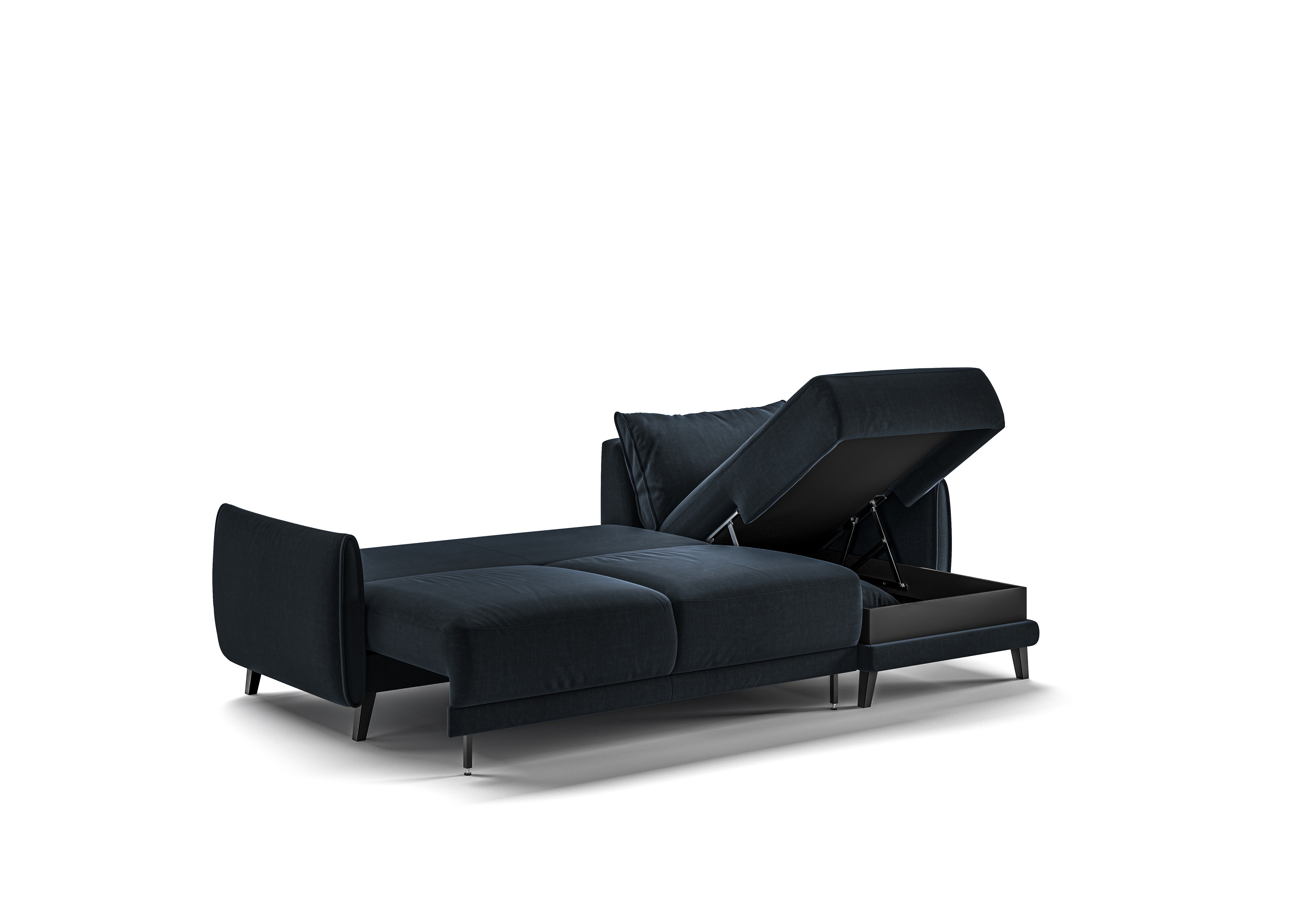 Luonto Dolphin Full XL Sectional (Reversible Chaise + Loveseat Sleeper)