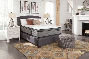 Ashley furniture king size pillow top mattress best sale