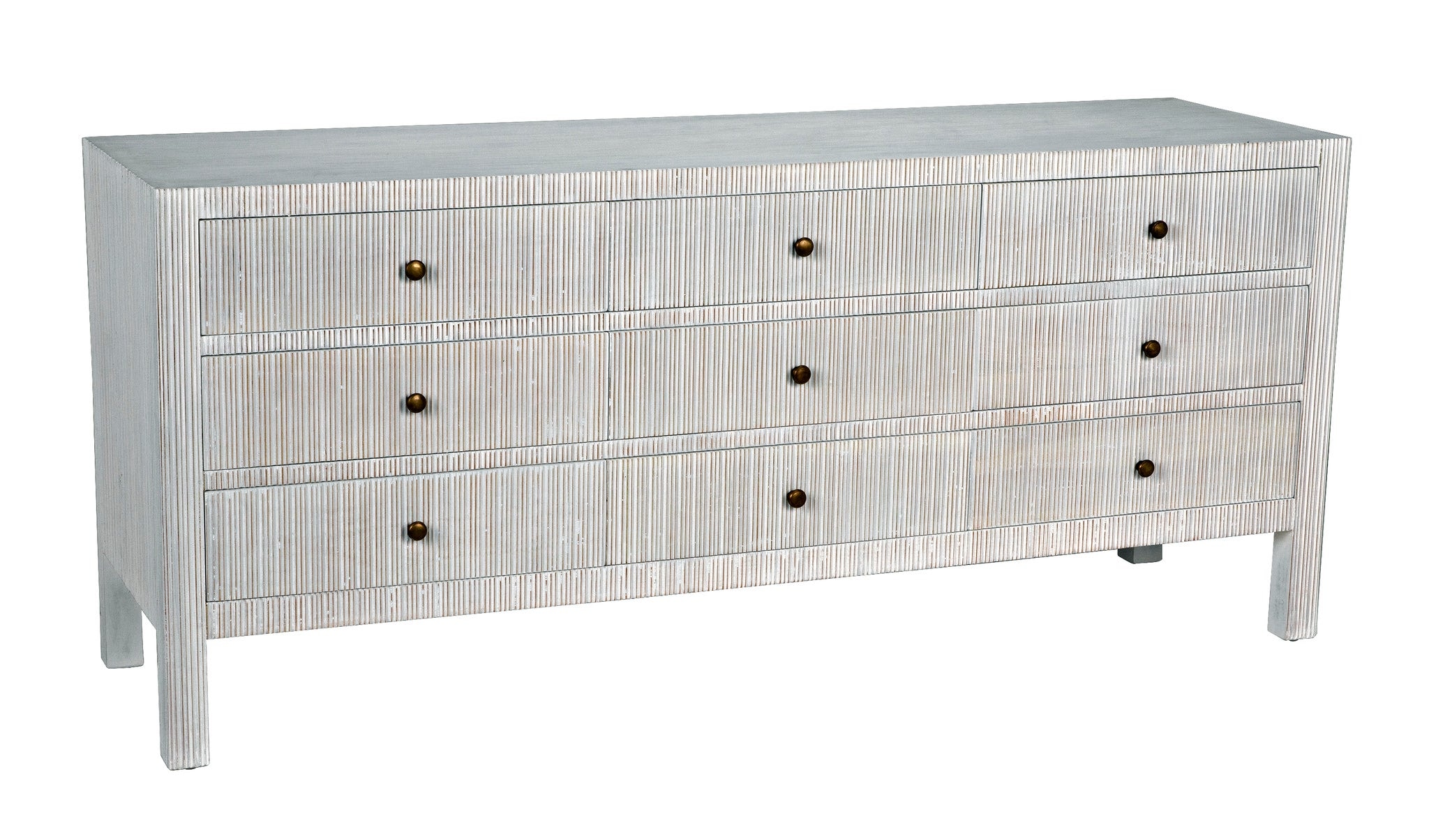 Noir Conrad 9 Drawer Dresser, White Wash GDRE222WH Portland, OR Key