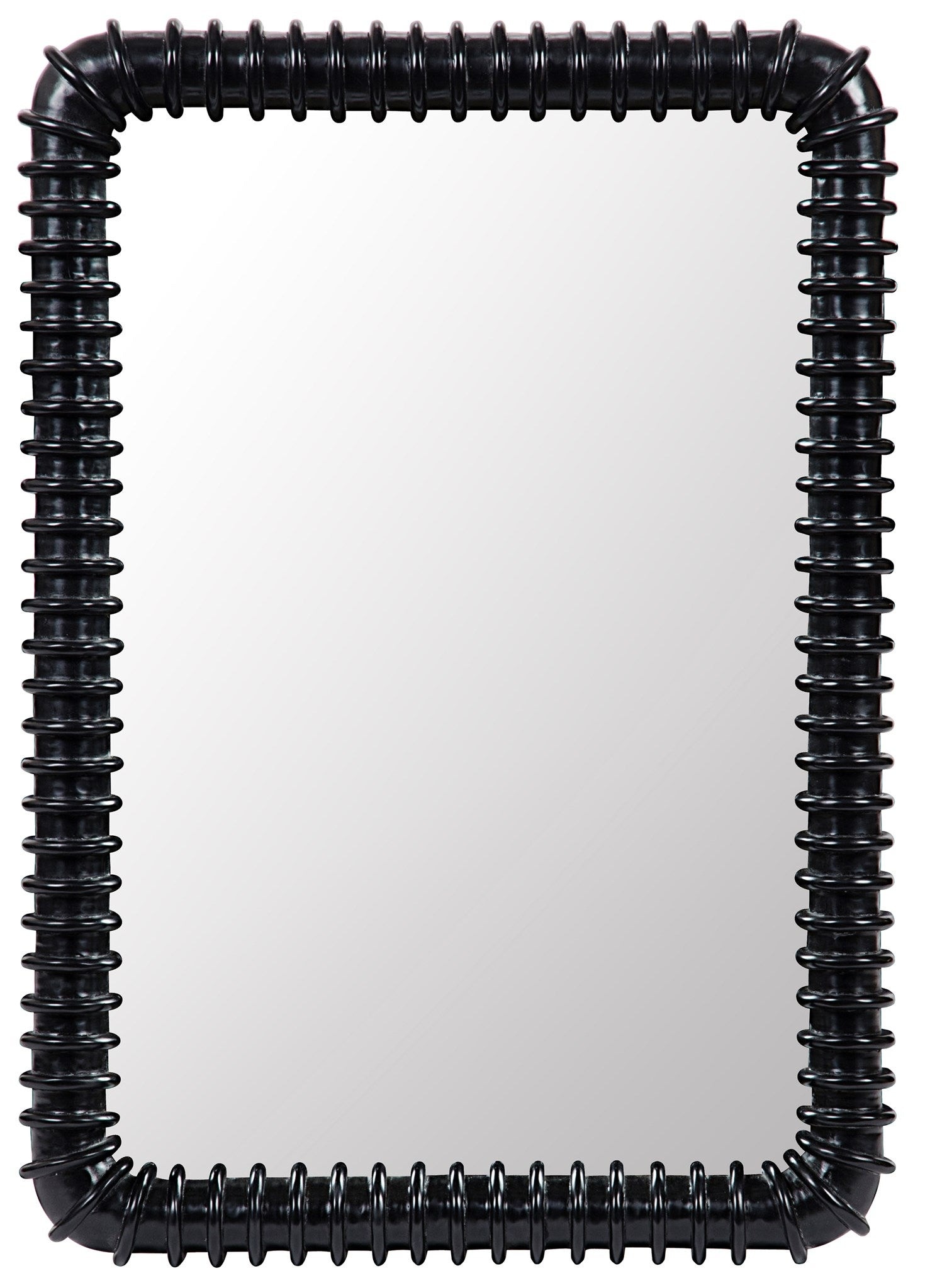 Auberge ROLAND　ブラウン Noir Toshi Mirror, Hand Rubbed Black GMIR148HB - Portland