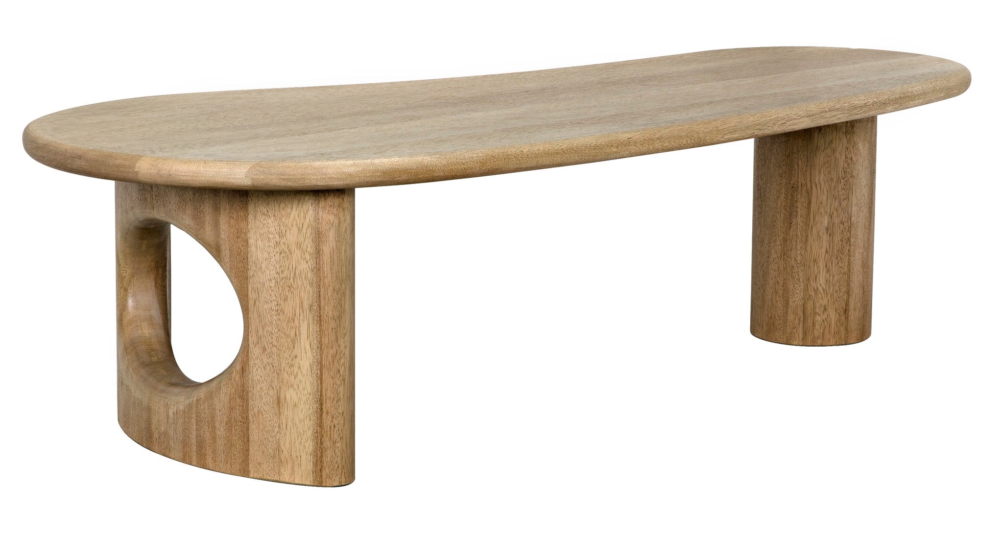 Noir Harvey Coffee Table, Washed Walnut GTAB1124WAW