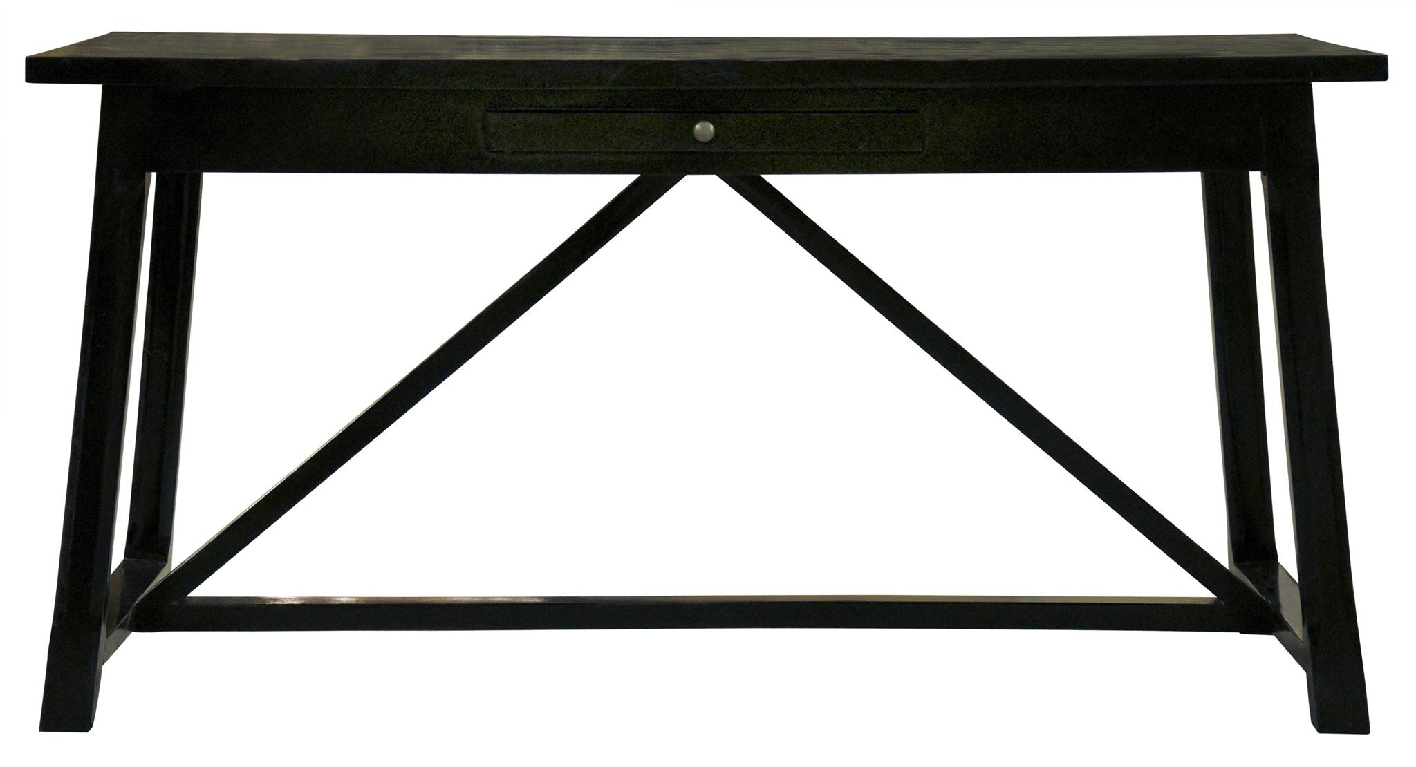Noir Sutton Desk Distressed Black Gdes114d1 Portland Or Key