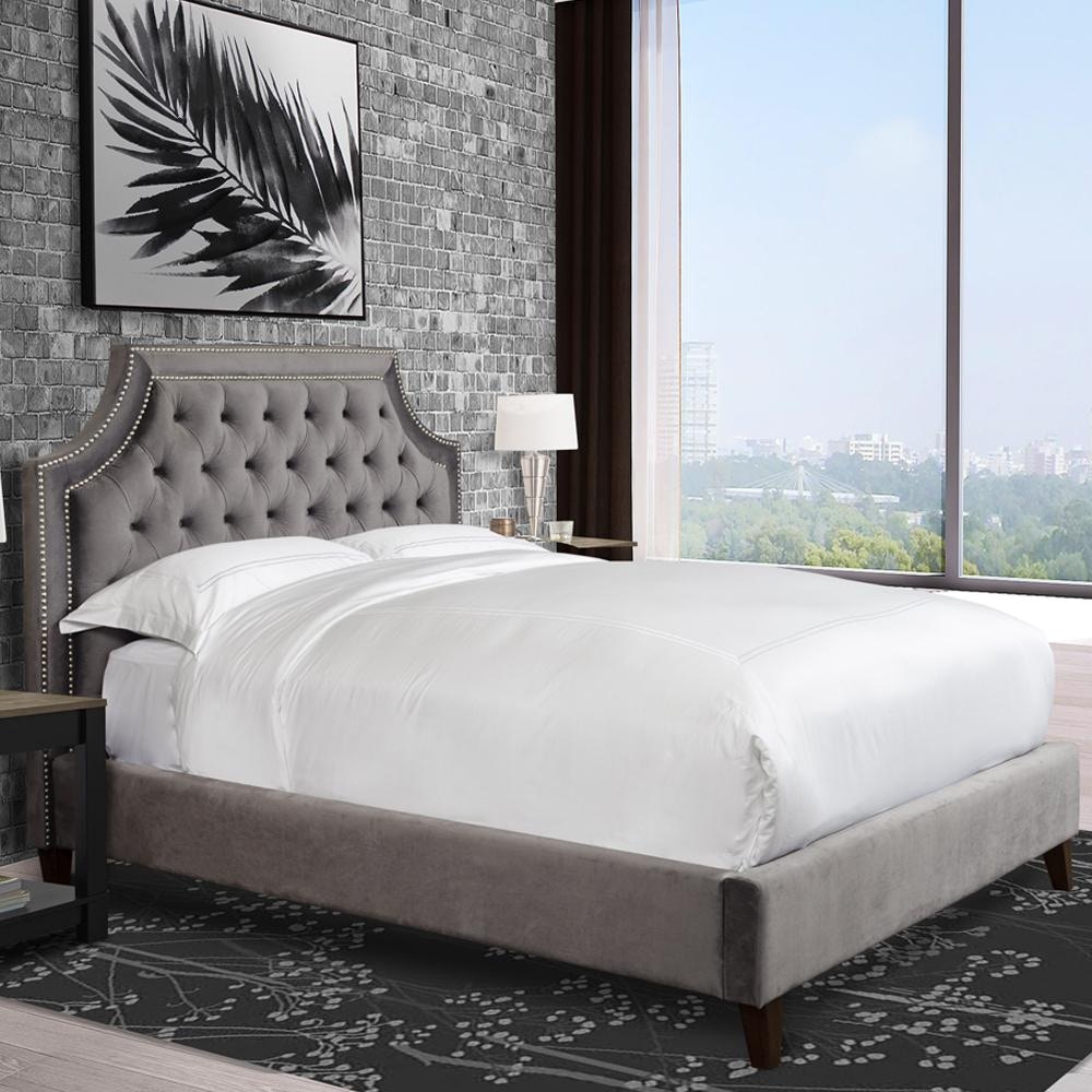 Parker House Flannel Queen Bed 5/0 BJAS-8000-2-FLN