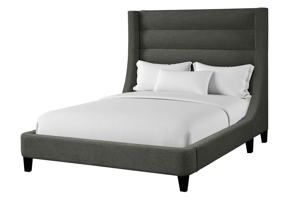 Parker House Jacob Luxe Dark Grey King Bed 6/6 BJCB-9000-2-LDG