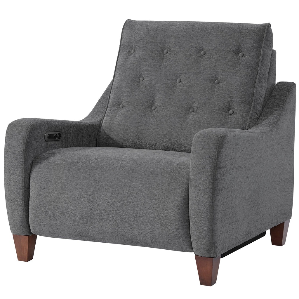 Parker House Chelsea Willow Grey Power Recliner MCHE 812P WGR Portland OR Key Home Furnishings