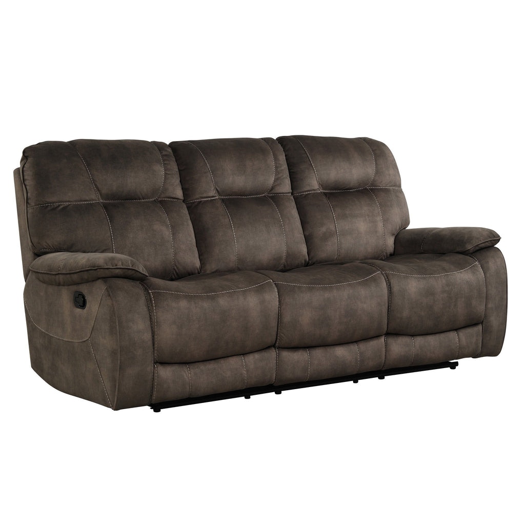 Parker House Cooper Shadow Brown Manual Triple Reclining Sofa MCOO