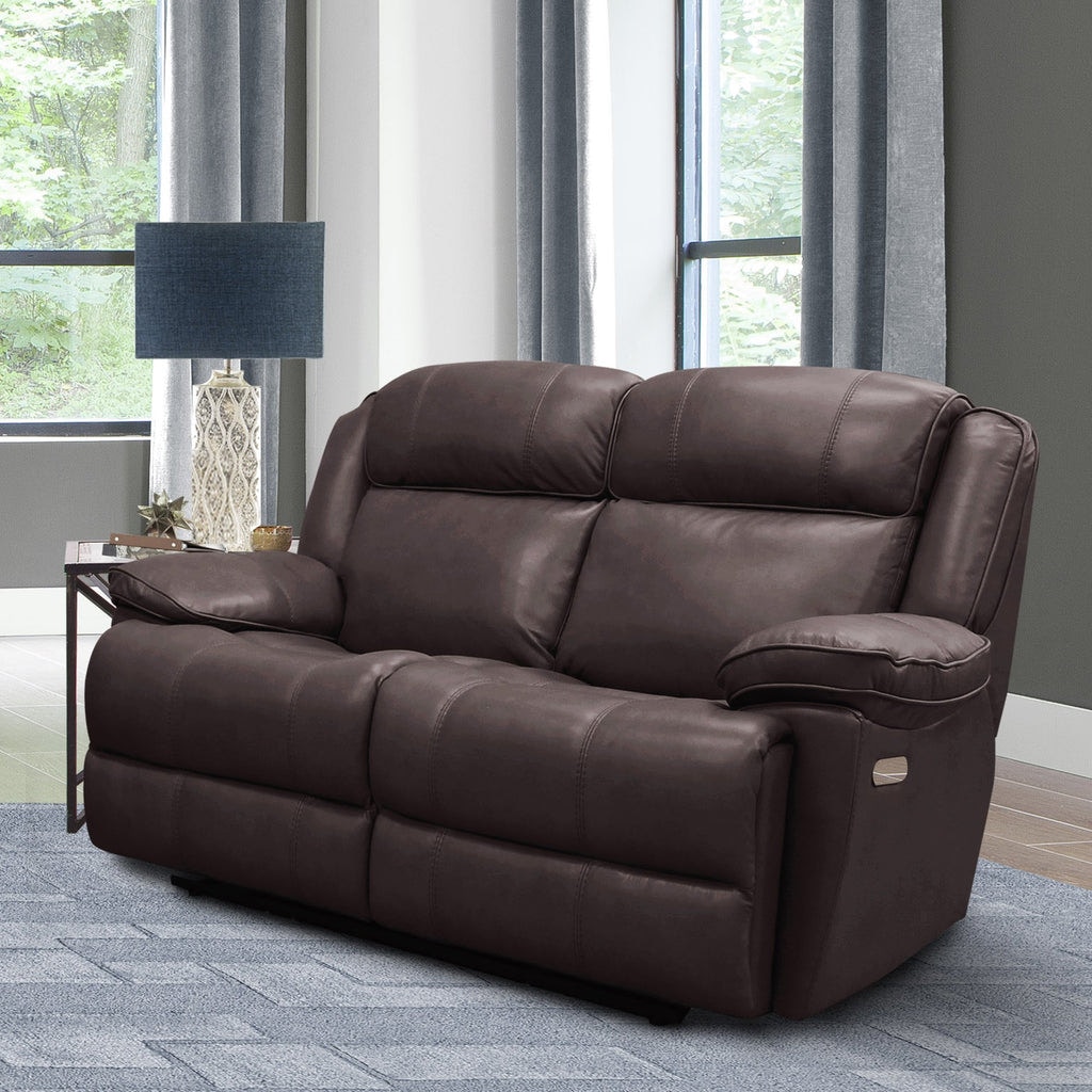 Parker House Eclipse Florence Brown Power Loveseat MECL-822PH-FBR ...