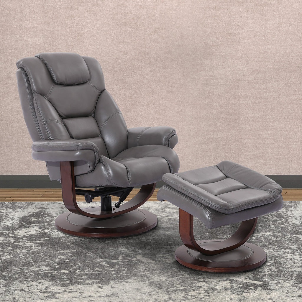 Finkelstein manual swivel recliner best sale with ottoman